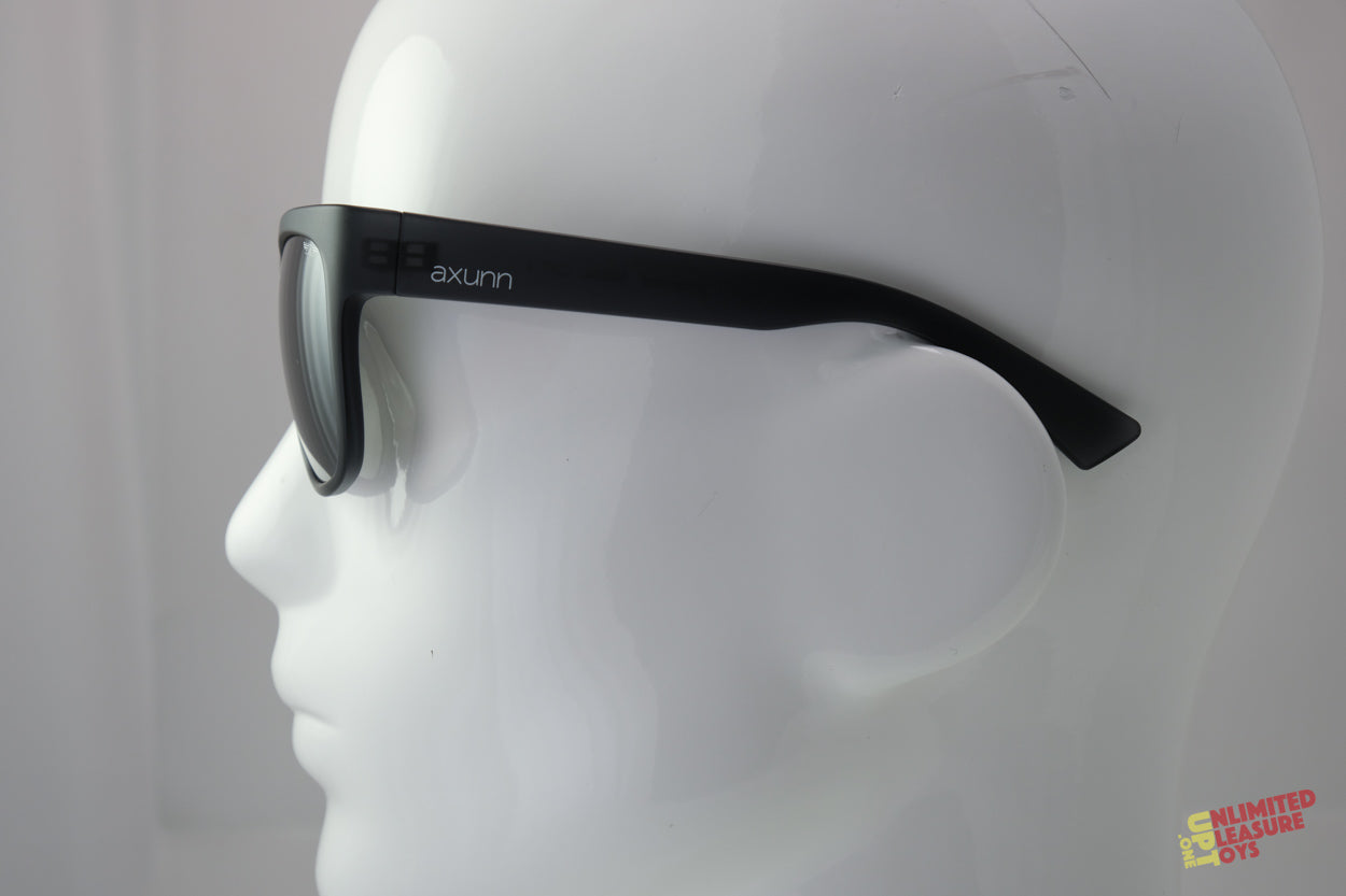 Lunettes solaires Axunn Aircraft Polarisées translucides noires/flash gold