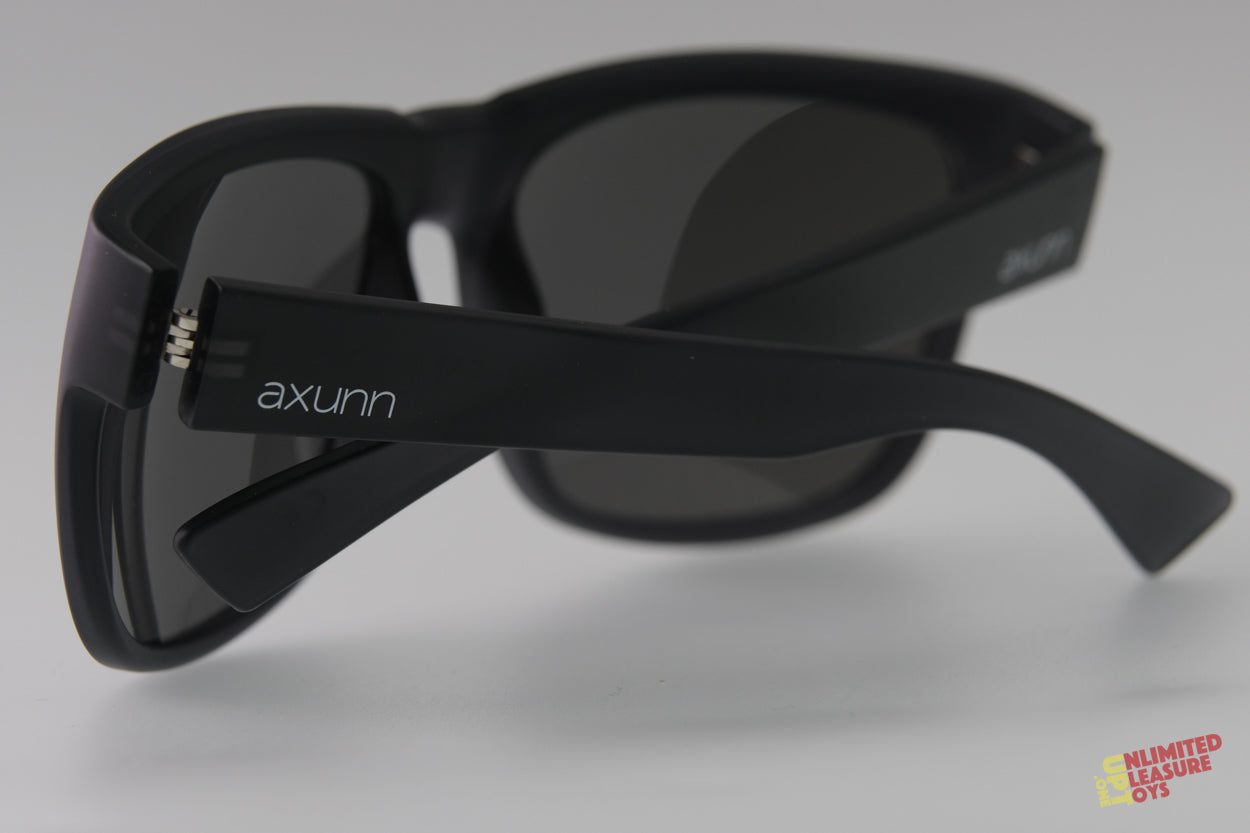 Lunettes solaires Axunn Aircraft Polarisées translucides noires/flash gold