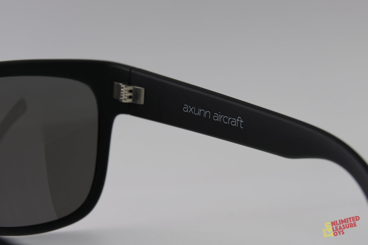 Lunettes solaires Axunn Aircraft Polarisées noires/flash gold