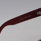 Lunettes solaires Axunn Aircraft translucide rouge/flash rouge