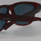 Lunettes solaires Axunn Aircraft translucide rouge/flash rouge